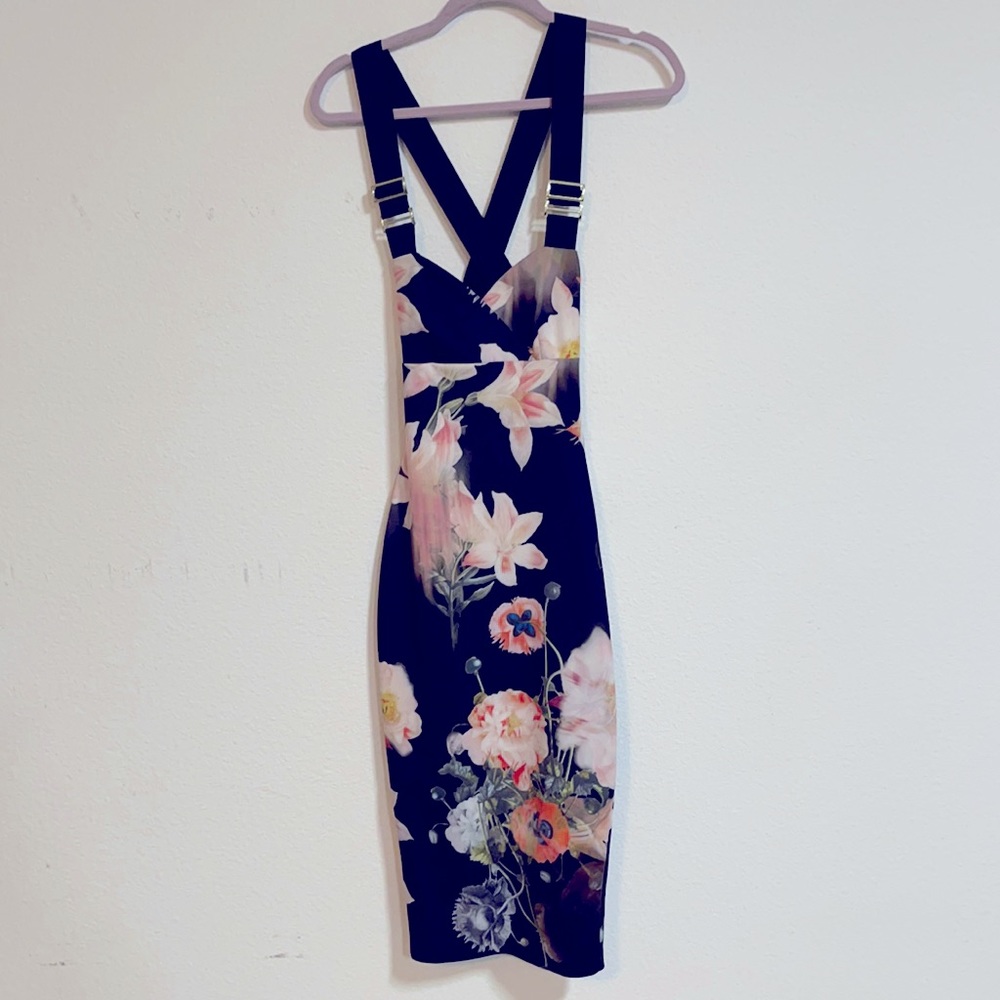 Ted Baker buckle dress.